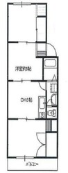 東橋本マンションの物件間取画像